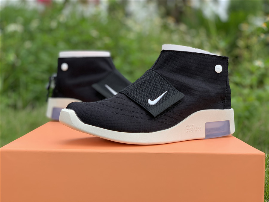 air fear of god moccasin black