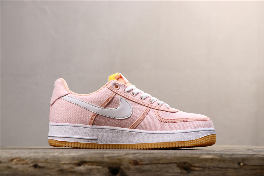 nike air force 1 beige and pink