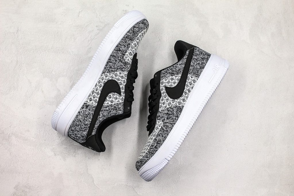 Nike Air Force 1 Flyknit 2.0 Black/Pure Platinum/Black/White For Sale â The Sole Line