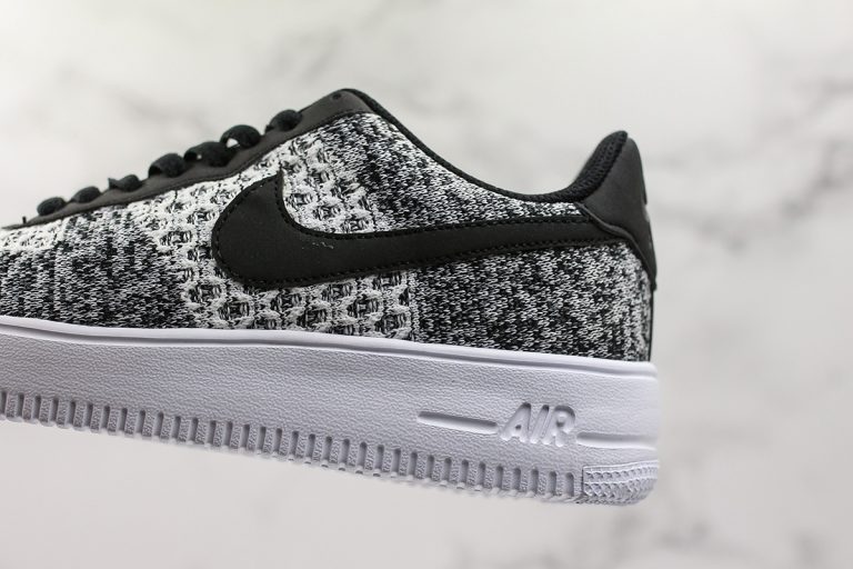 Nike Air Force 1 Flyknit 2.0 Black/Pure Platinum/Black/White For Sale â The Sole Line
