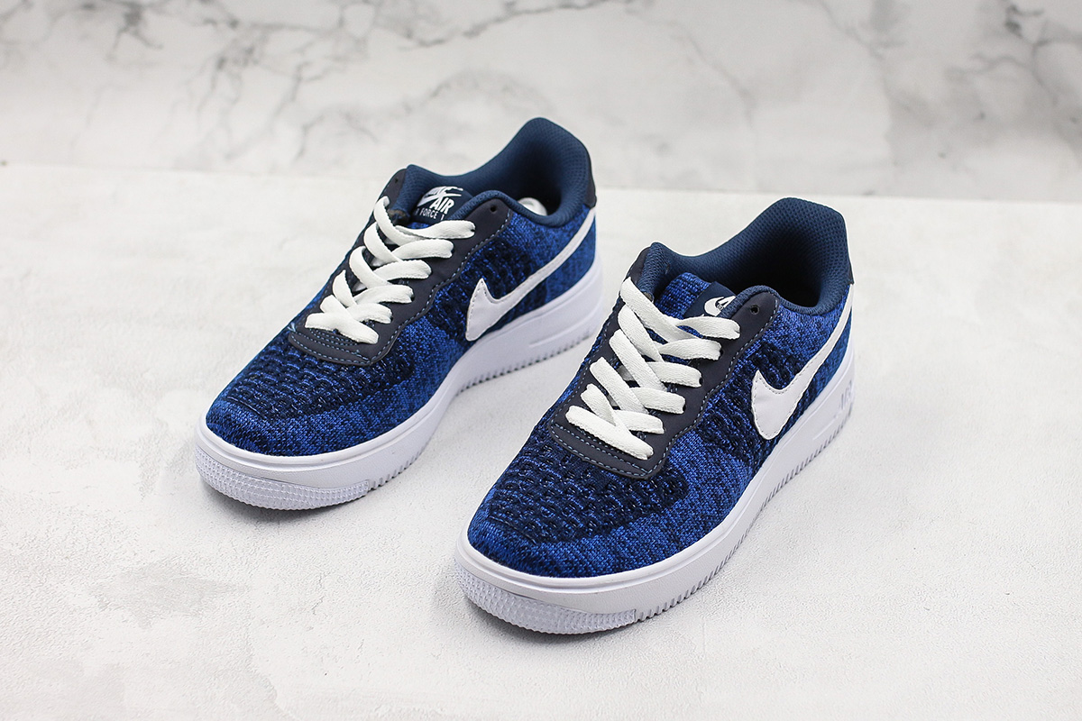 nike air force 1 flyknit 2 college navy