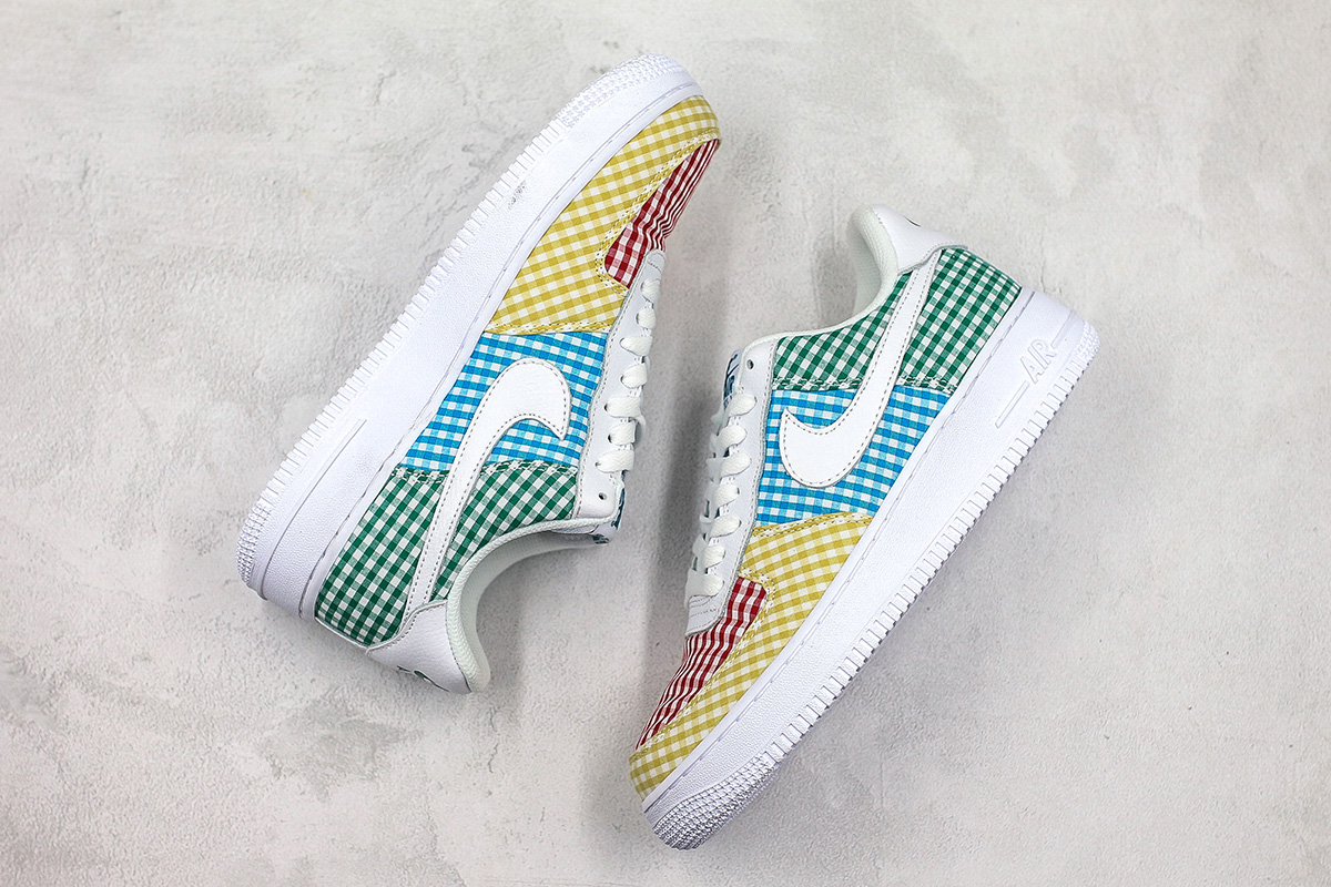 red blue yellow green air force 1