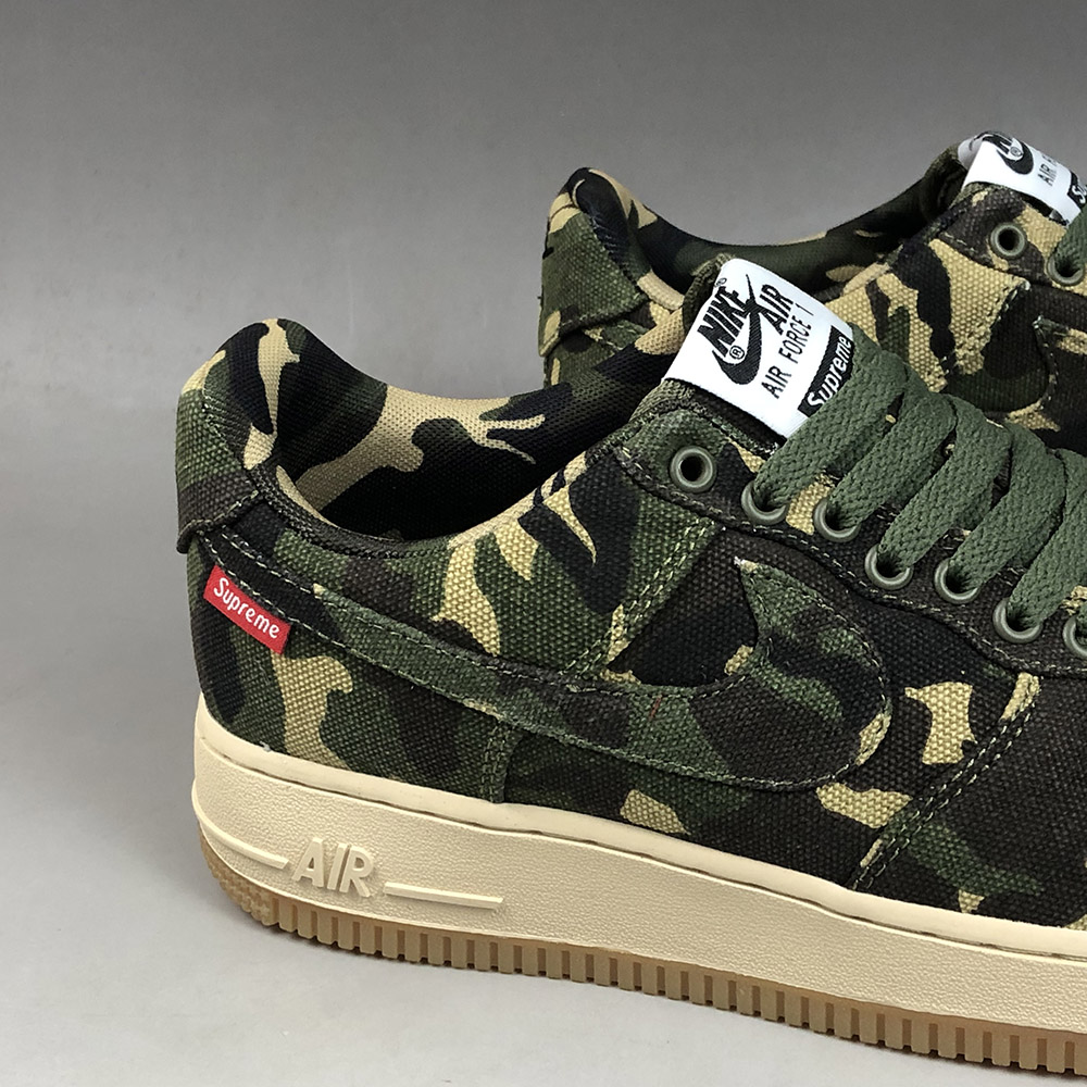 Nike Air Force 1 Low Premium 08 Nrg “Supreme” Cargo Khaki/Baroque Brown-Black – The Sole Line