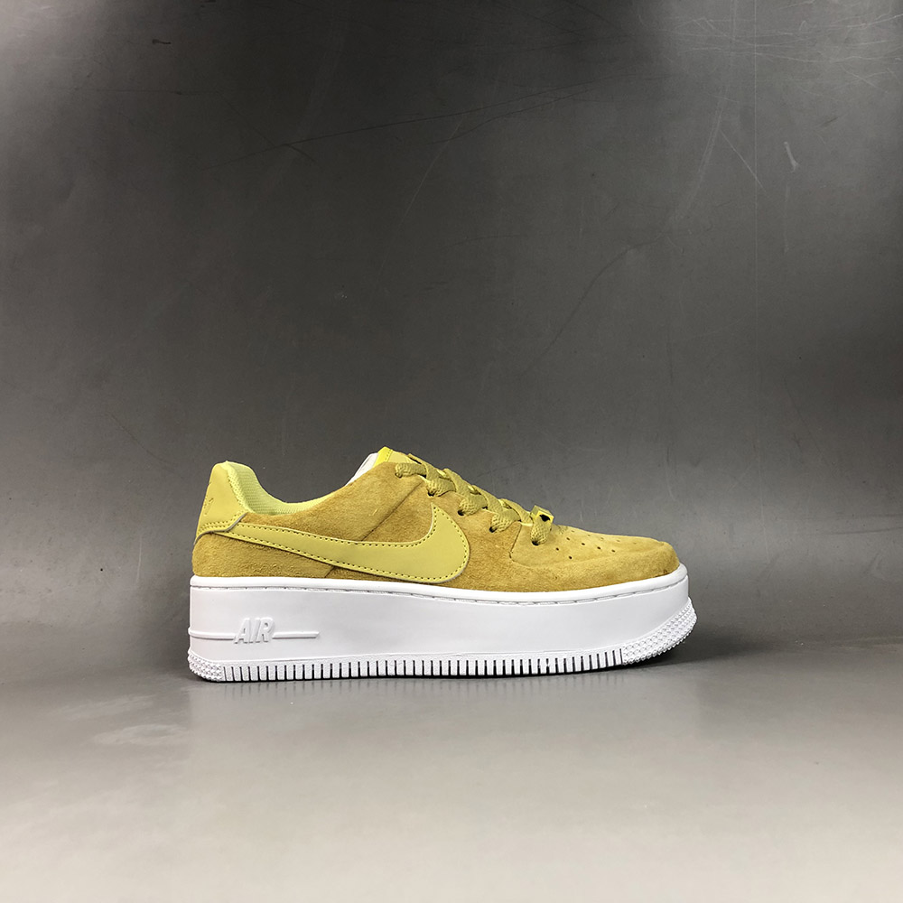 nike air force 1 sage yellow