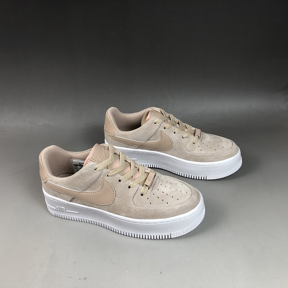 nike w air force 1 sage low particle beige