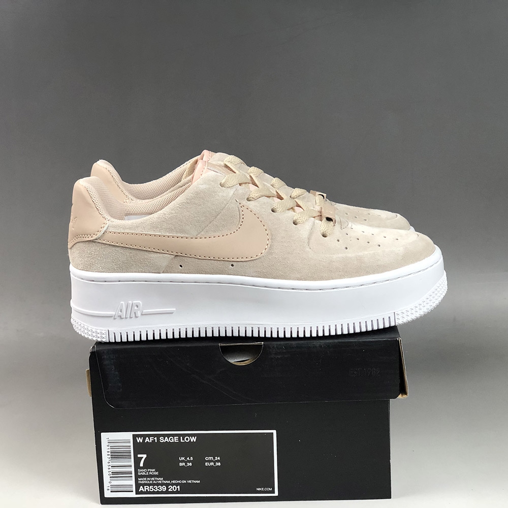 nike air force 1 sage low beige size 8