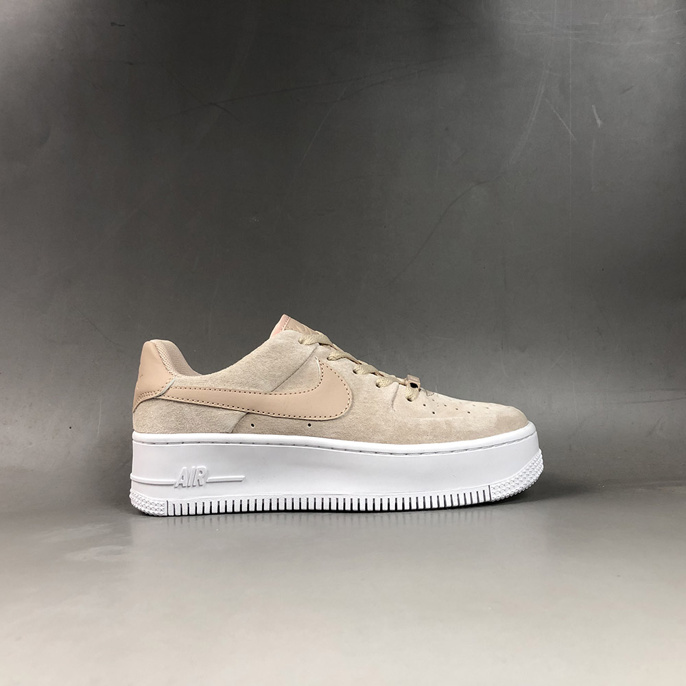 nike air force one sage low particle beige
