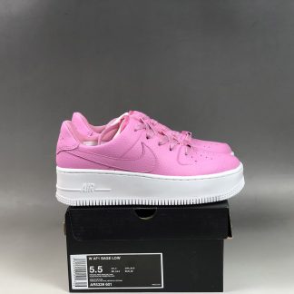 nike air force 1 sage low pink and white