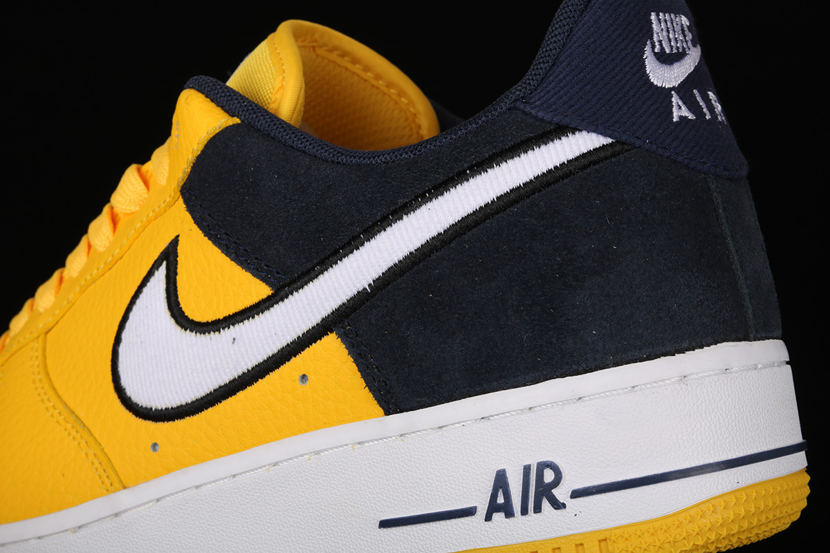 navy and yellow air force 1