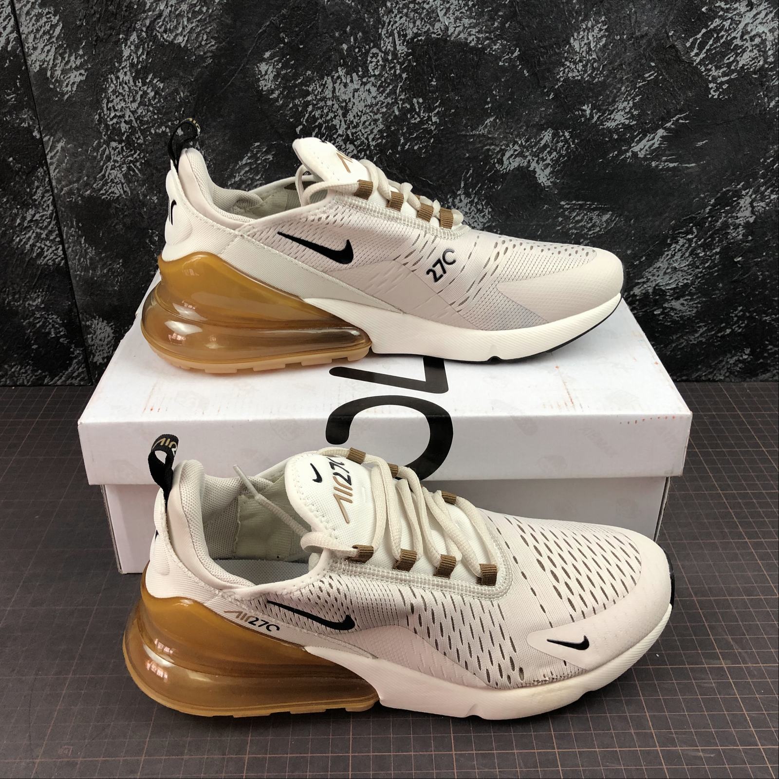 nike air max 270 brown white