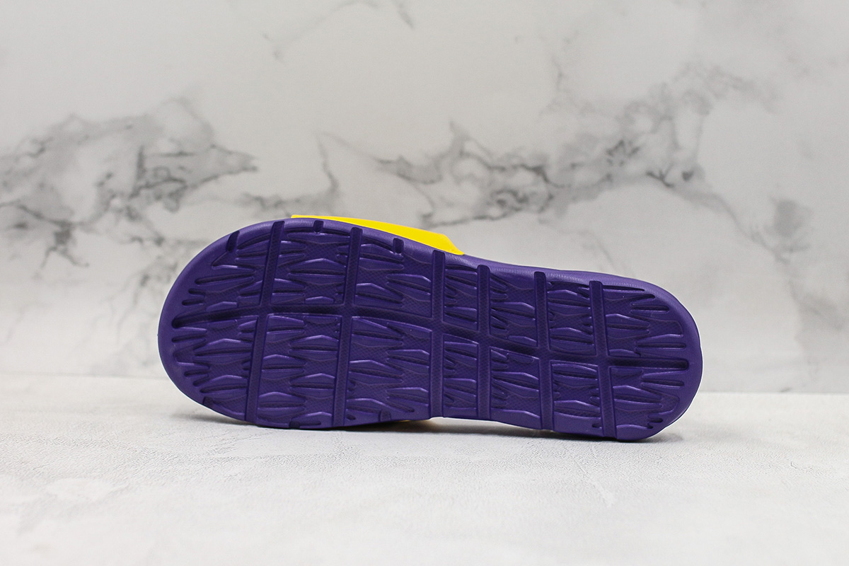 nike benassi slides lakers