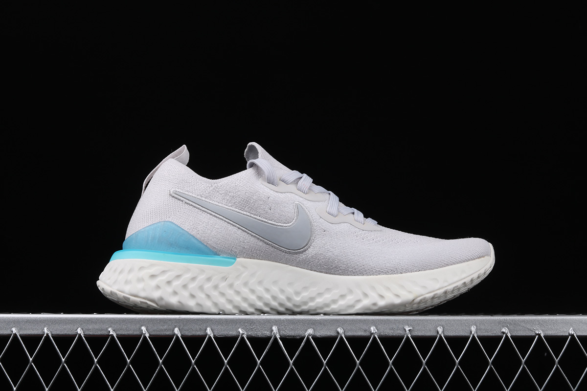 epic react flyknit 2 grey blue