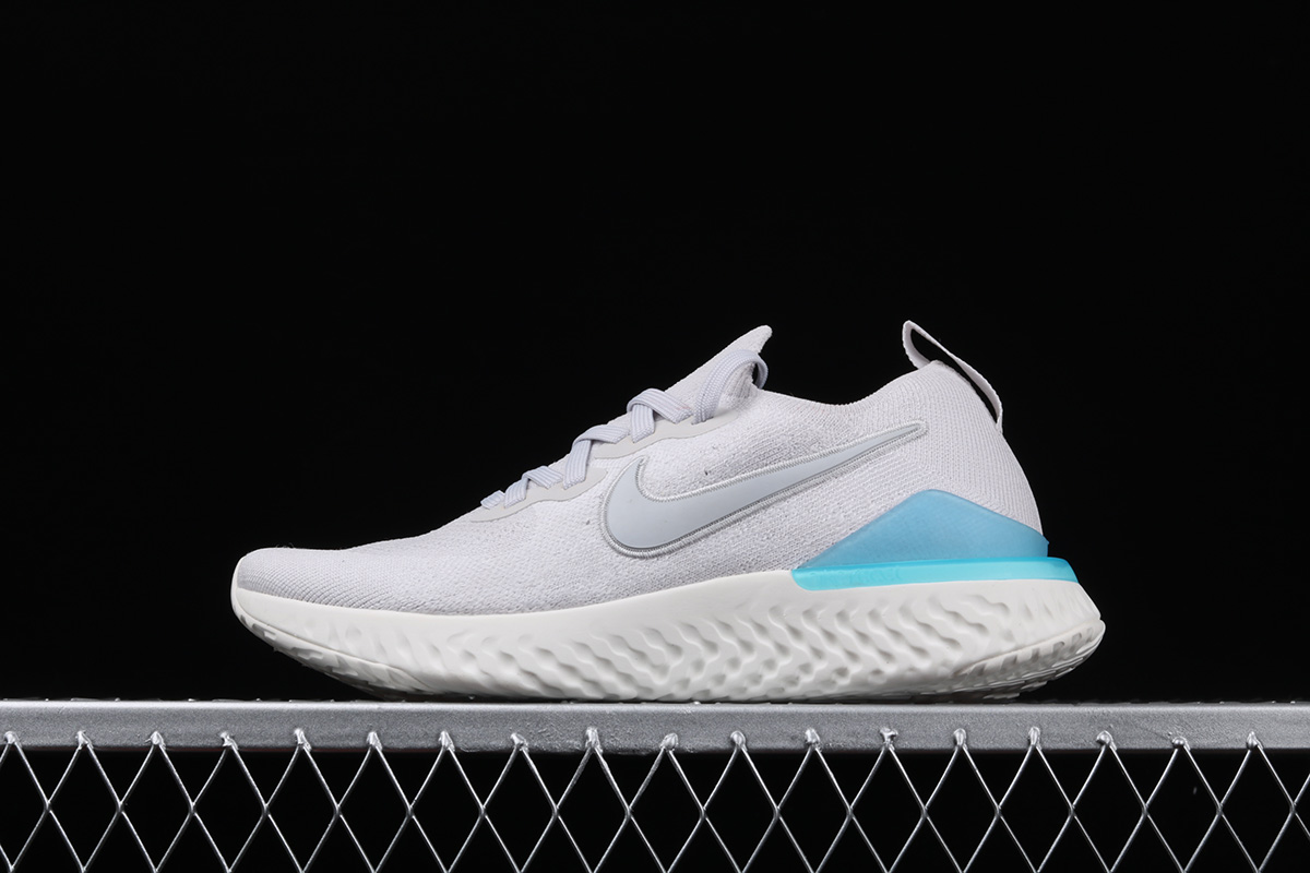 nike epic react flyknit 2 white blue