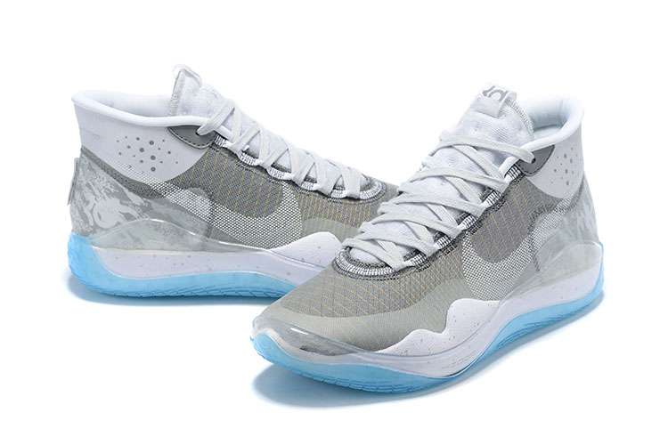 Nike KD 12 Cool Grey/White Ice For Sale 