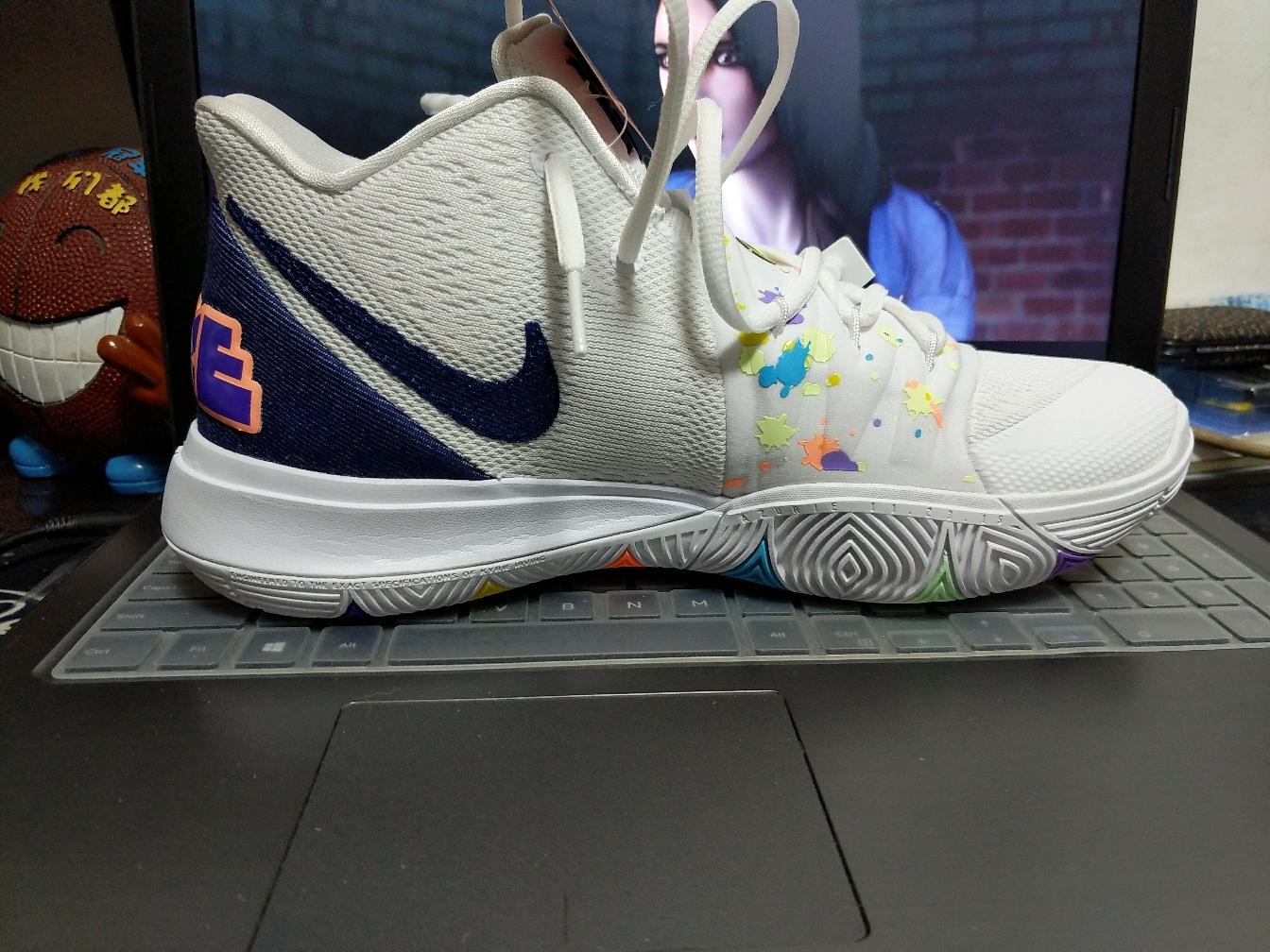 Nike Kyrie 5 All Star Tv Pe 5 gs Big Kids Av3837 901 Size 4.5