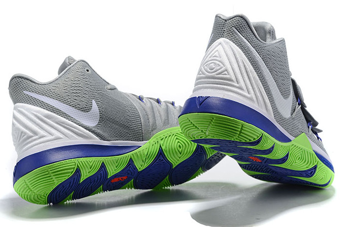 kyrie 5 wolf grey lime blast