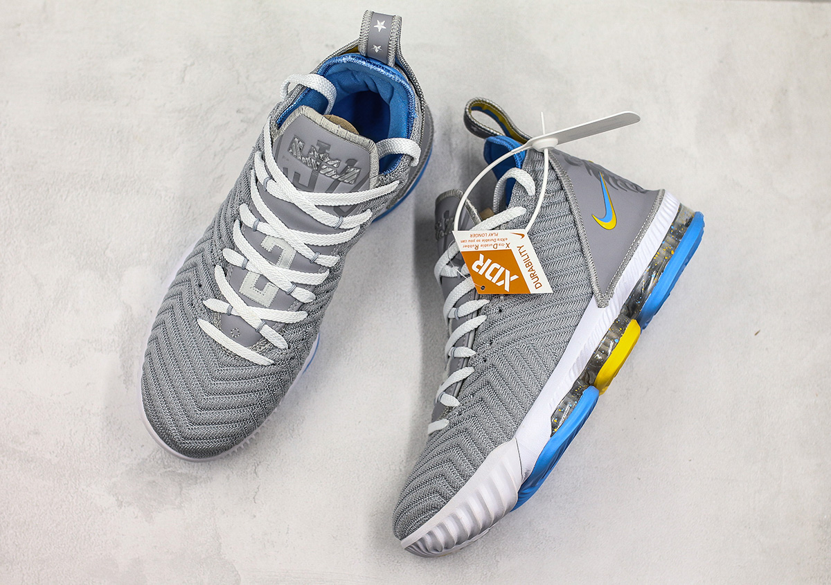 Nike LeBron 16 “MPLS” Wolf Grey/White-University Blue – The Sole Line