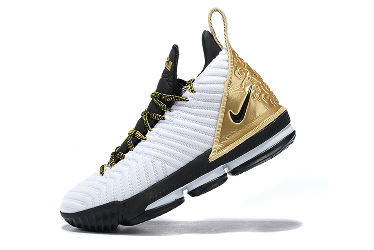 nike lebron 16 black and gold