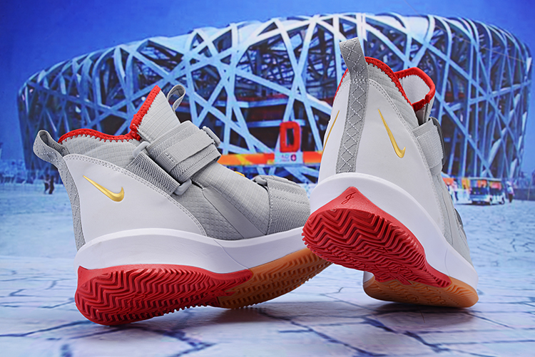 lebron soldier 13 white and gold
