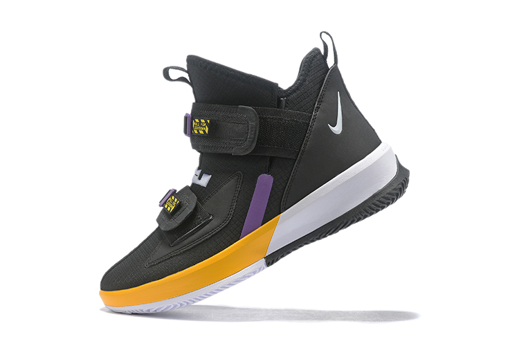 lebron black and yellow shoes