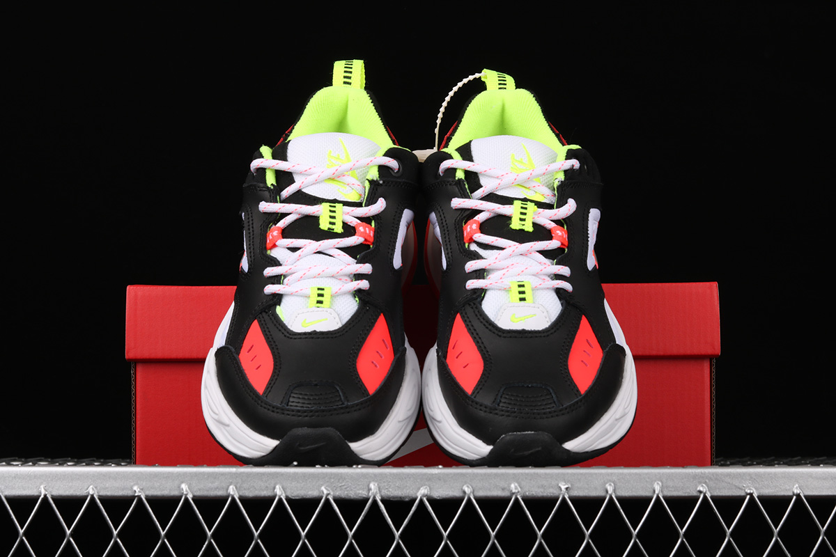 nike m2k tekno black metallic silver pink rose