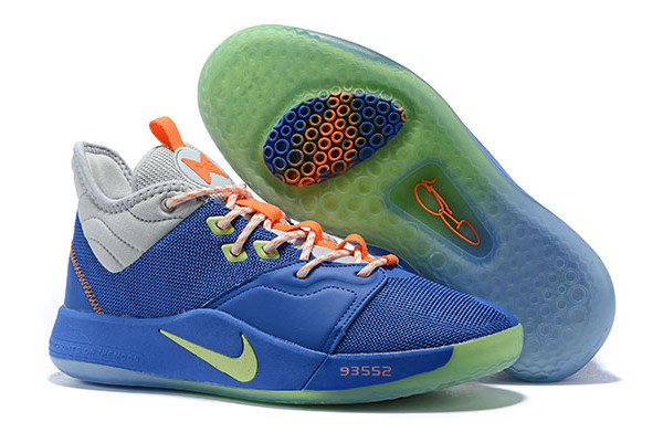 Nike PG 3 Royal Blue/Cool Grey-Volt On 