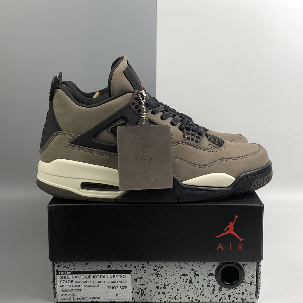 travis scott jordan 4 olive