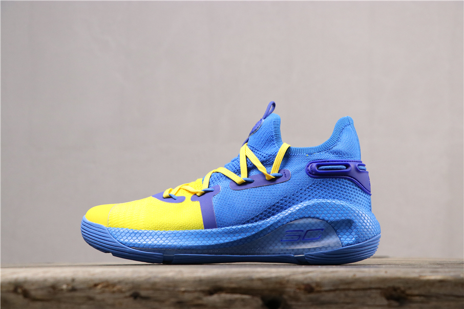 curry 6 blue and gold