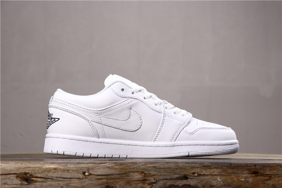 air jordan 1 low triple white