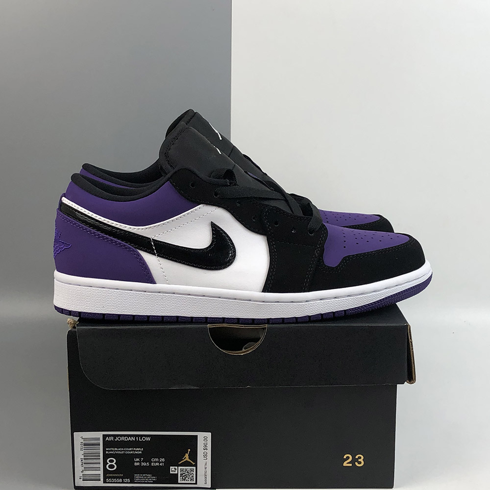 air jordan 1 court purple low