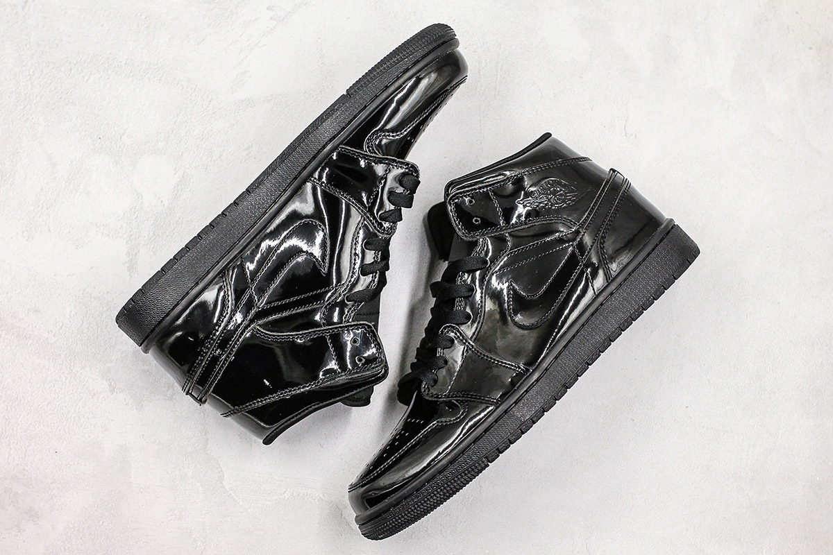 jordan patent leather sneakers