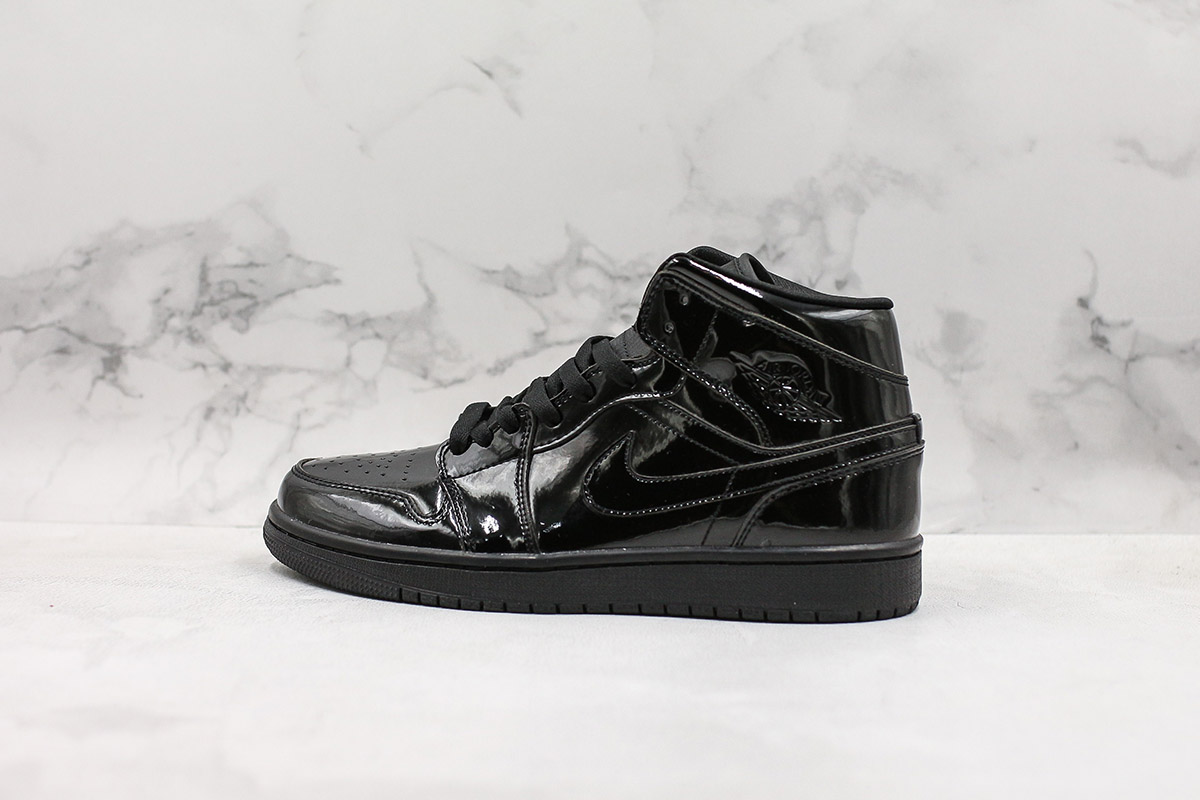 air jordan black patent leather