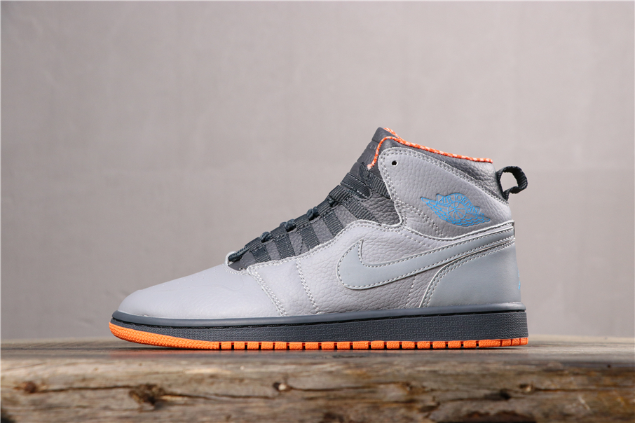 air jordan 1 orange grey