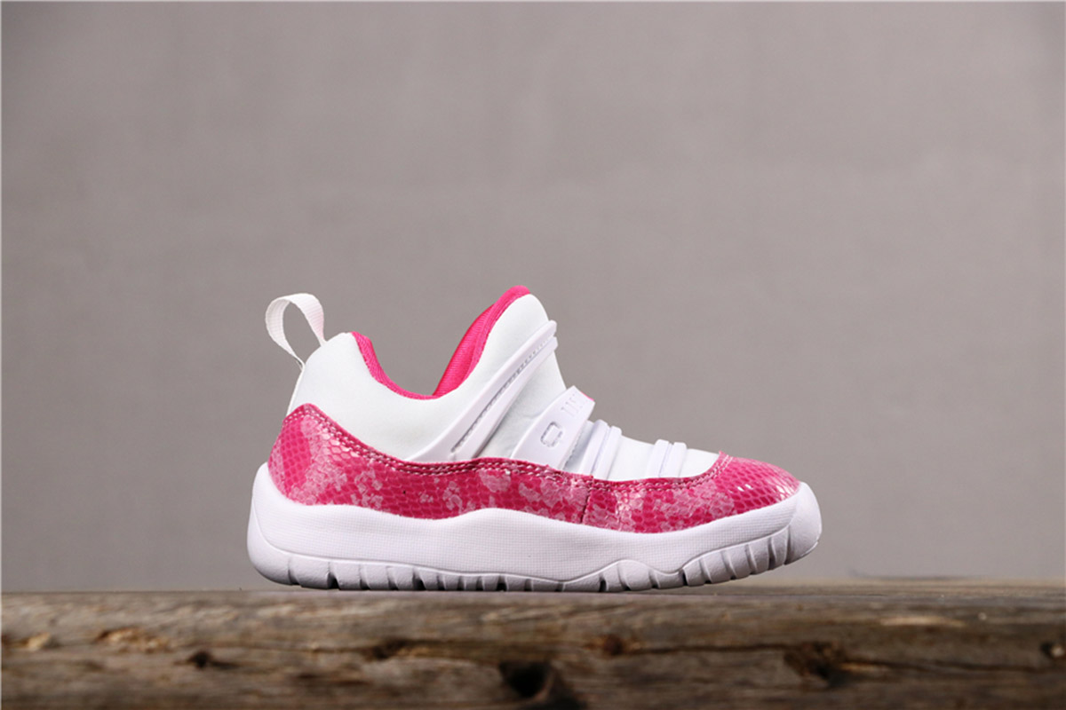 jordan 11 snakeskin pink kids