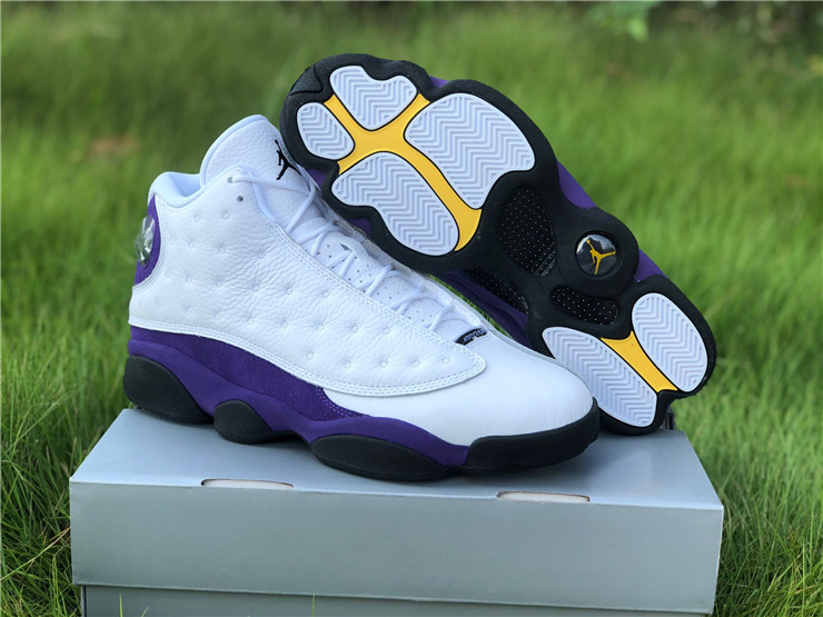 jordans purple and gold