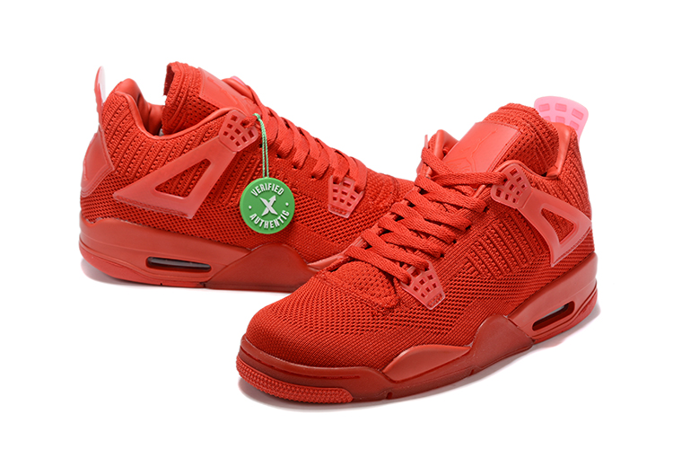 air jordan 4 flyknit red