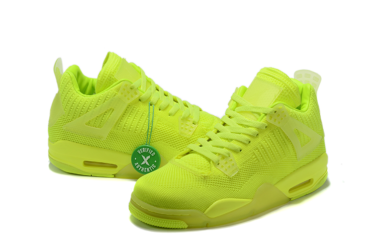 air jordan 4 flyknit volt