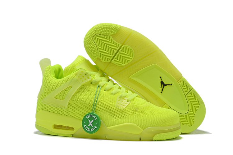 jordan 4 retro flyknit volt