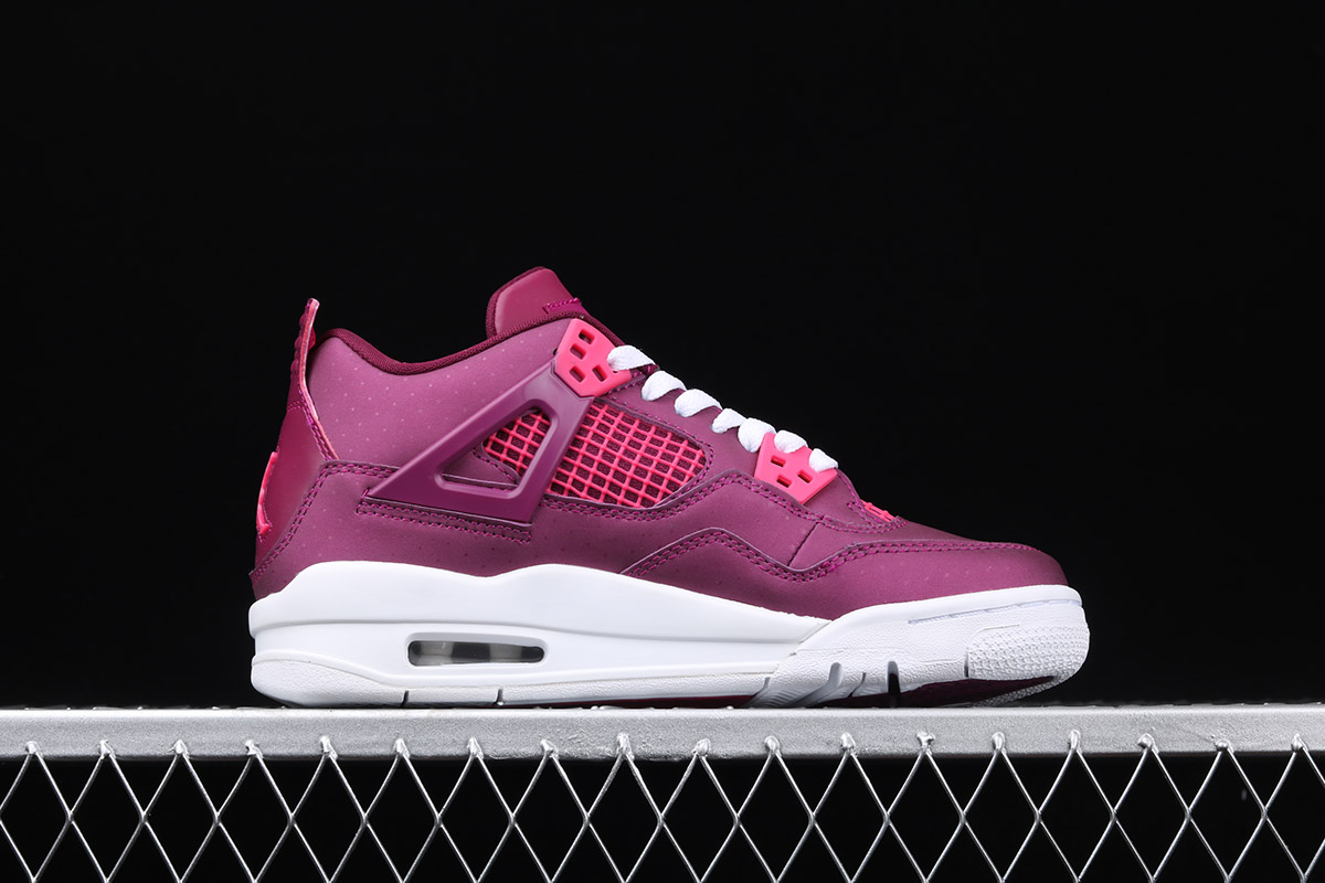 jordan 4 pink and white