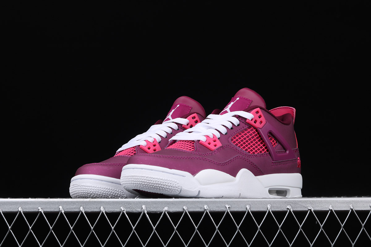 jordan 4 pink and white