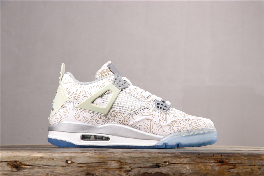 jordan 4 laser white