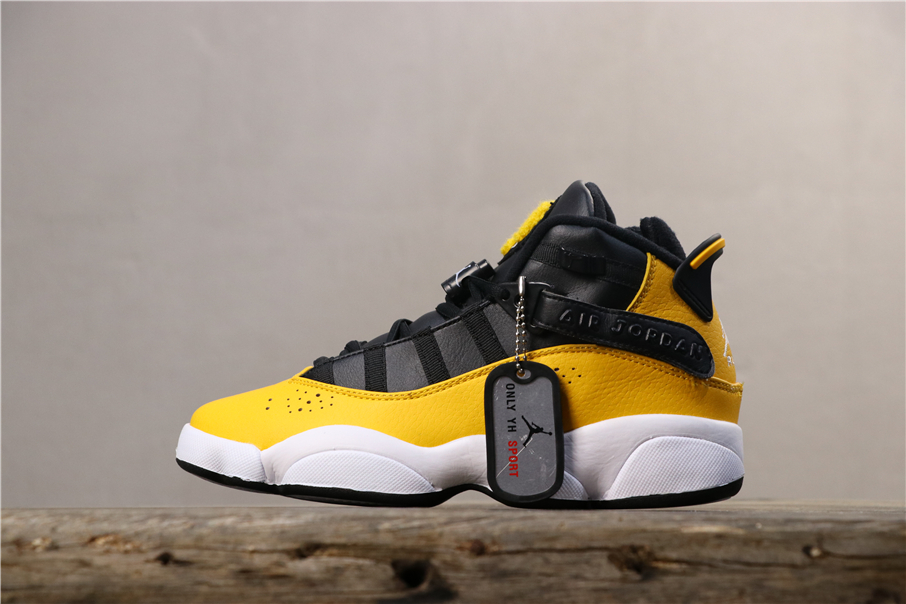 jordan 6 rings yellow and black