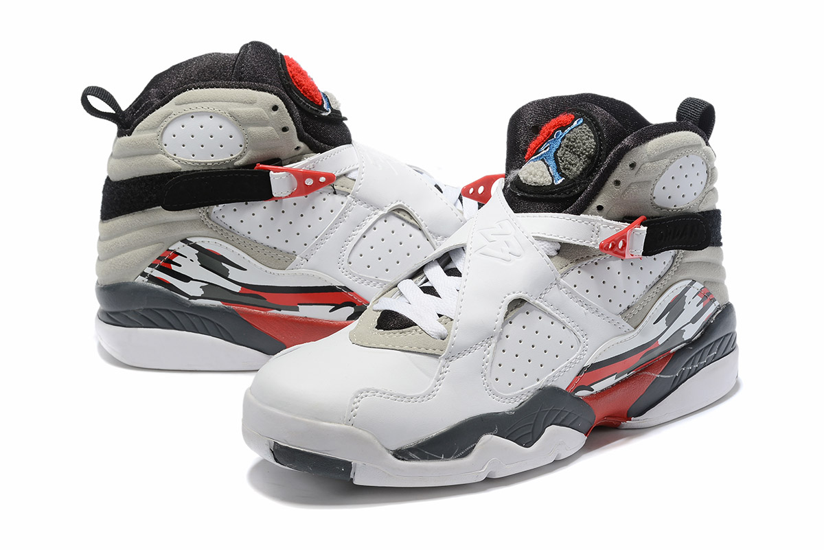 jordan 8 red white