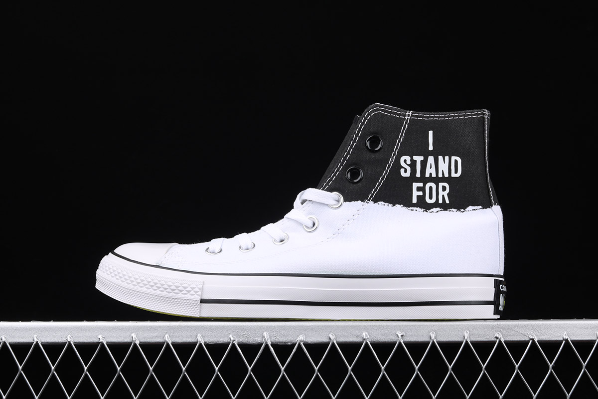 black and white high top chuck taylors