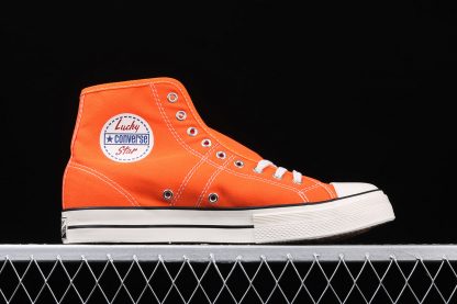 converse lucky star orange