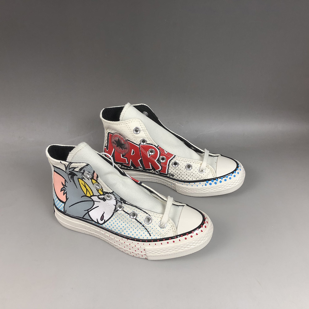 tom and jerry high top converse