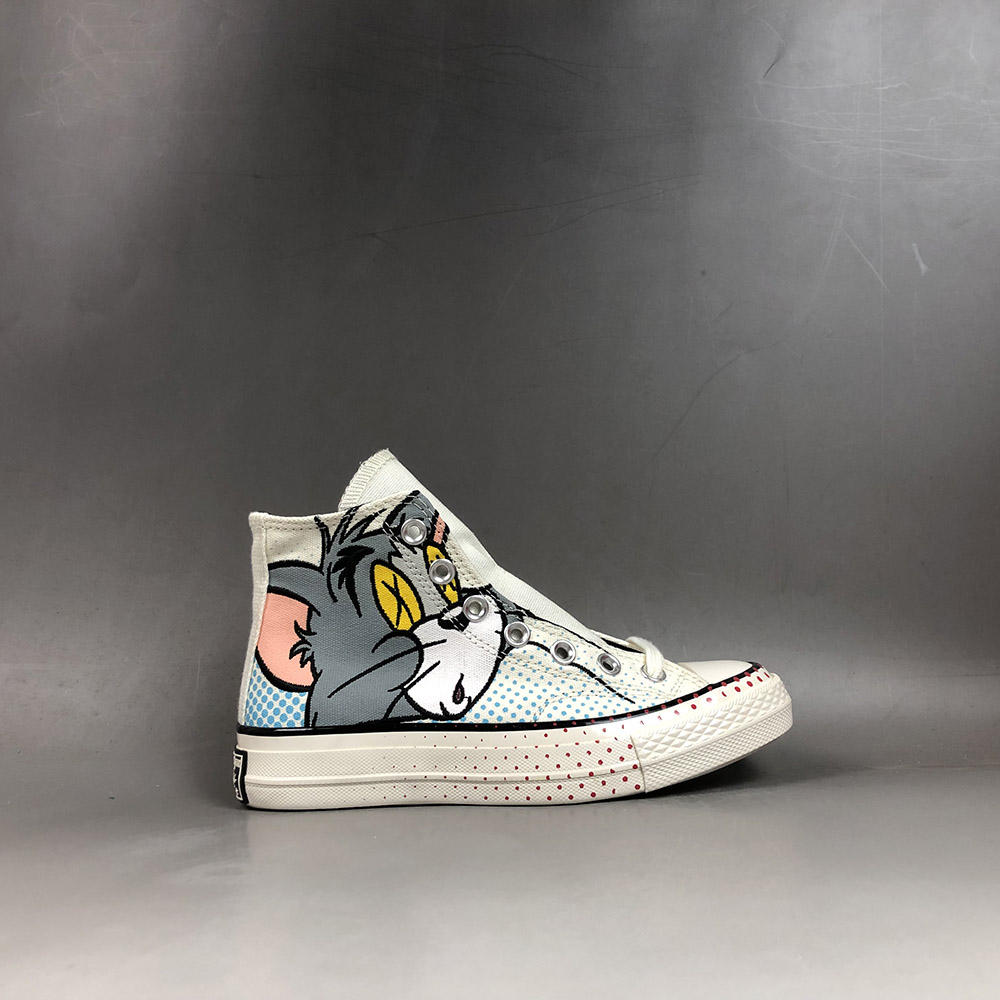 Converse Tom and Jerry Chuck 70 High Top Egret/Red/Black For Sale – The Sole Line