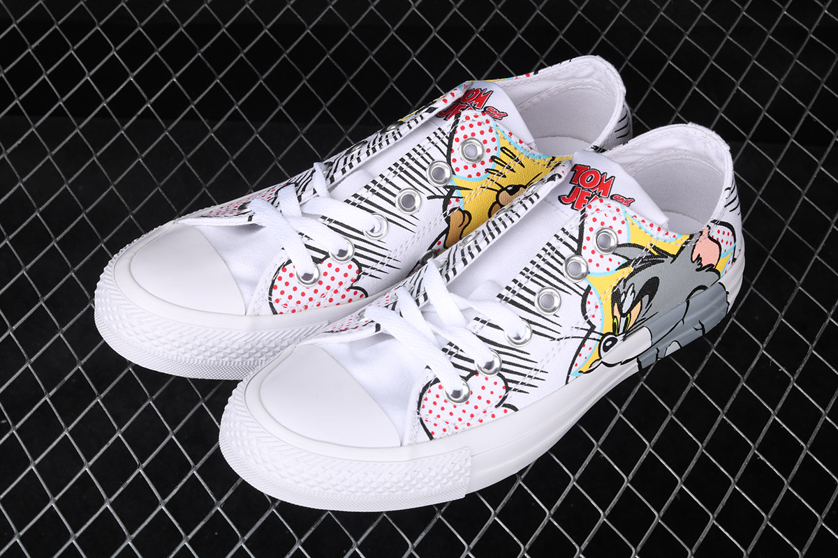 tom and jerry low top converse