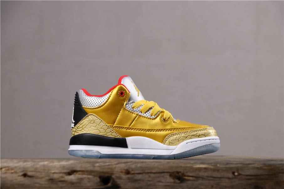 spike lee gold jordans