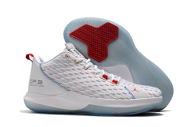 Jordan CP3 12 White Red Blue Release 
